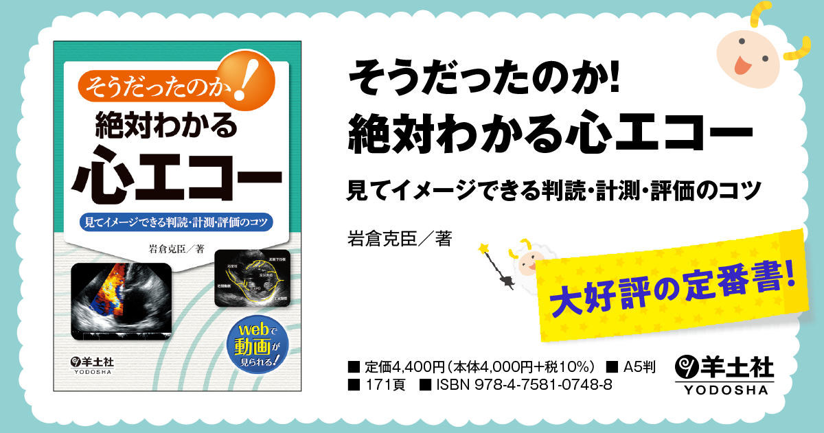 そうだったのか！絶対わかる心エコー〜見てイメージできる判読・計測